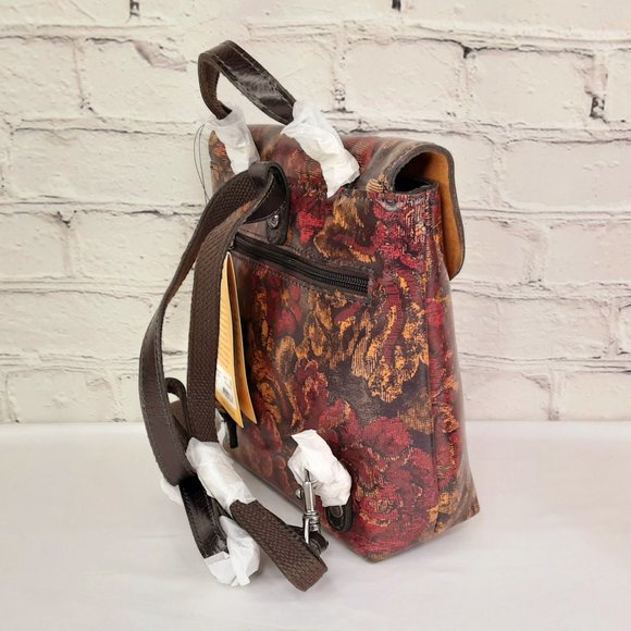 'PATRICIA NASH' 'VATONI'  BAG CONVERTIBLE LEATHER BACKPACK - Picture 6 of 16